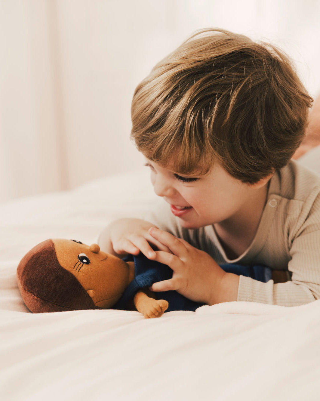 PUPPEN LATZHOSE JEANS