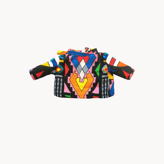 Little Ashé Puppen, Puppenkleidung, bunte Muster, Kente, Kuschelpuppen